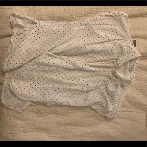 Old navy polka dot button up small shirt